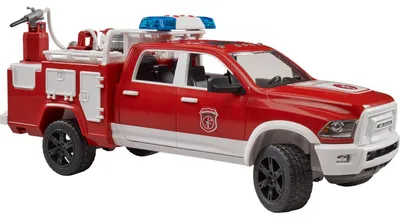 Obrázek produktu pro BRUDER RAM 2500, Hasičský vůz, 4 rok/roky, ABS (akrylonitril-butadien-styren), Červená, Bílá