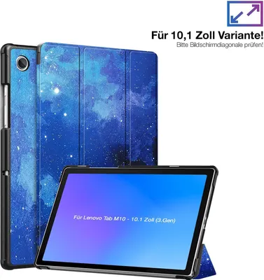 Produktbild von Schutzhülle für Lenovo Tab M10 Gen 3 2022 10.1 Zoll Cover Case Schutz Tablet Farbe: Starry Sky