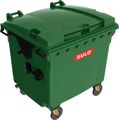 Produktbild von Sulo I MGB 1100 mit Flachdeckel I 4-Rad-Behälter mit Flachdeckel I grün