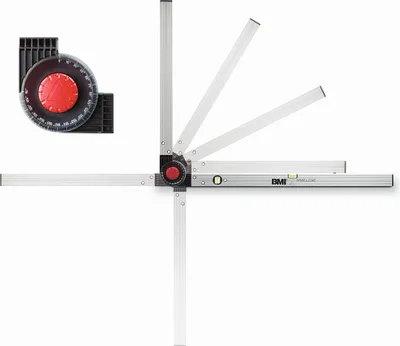 Produktbild von BMI Winkelmessgerät WINKELSTAR Messber.0-270Grad Schenkel-L.80x60cm - 715 060 080