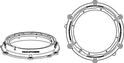 Image de Helix CFMK200 AUD.1 Adaptateur pour woofers
