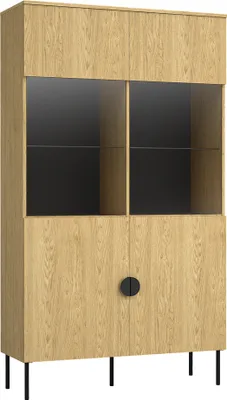 Produktbild von Vitrine in Eiche MOLONG-166