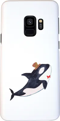 Produktbild von Mr. & Mrs. Panda Samsung Galaxy S9 Handyhülle Orca Zylinder - Weiß - Geschenk, Narwal, Fest, Glückwunsch, Handycover, Meer, Geburtstag, Konfetti, Hülle, Cover