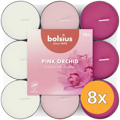 Immagine prodotto di 144 candeline profumate all'orchidea (3 ore)