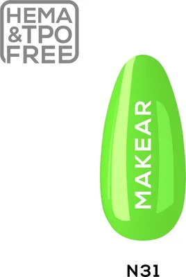 Produktbild von N31 Neon UV Nagellack 8 ml Makear