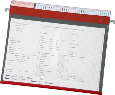 Produktbild von BOI Hängemappe 9108-02076 2Ringe rt