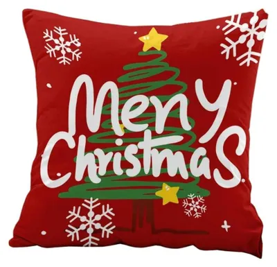 Produktbild von Weihnachtskissen - Rot, Samt