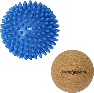 Produktbild von ø 9cm Massageball Igelball + Faszienball Cork 6,5cm