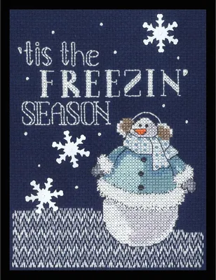 Produktbild von Janlynn Kreuzstich Stickpackung "Freezin-Saison", Zählmuster, 13x18cm
