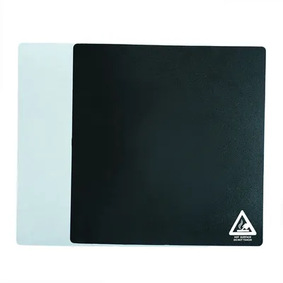 Zdjęcie produktu dla Naklejka na grzałkę do drukarki 3D, odporna na wysokie temperatury, o wymiarach 255 x 255 mm (10,0 x 10,0 cala), przeznaczona do inkubatorów do drukarek 3D