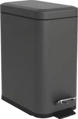 Obrázok produktu pre Kúpeľňový kôš, 5 l, pomalé zatváranie, nožný pedál