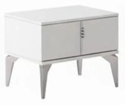 Produktbild von Moderner Nachttisch mit elegantem Design und praktischem Stauraum