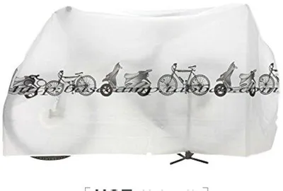 Immagine prodotto di Borsa protettiva impermeabile per biciclette, monopattini, scooter e ciclomotori - Bianca
