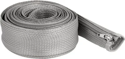 Zdjęcie produktu dla DELOCK Geflechtschlauch mit Reißverschluss 3 m x 50 mm grau