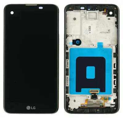 Produktbild von LG K5 Display LCD Modul mit Rahmen, schwarz