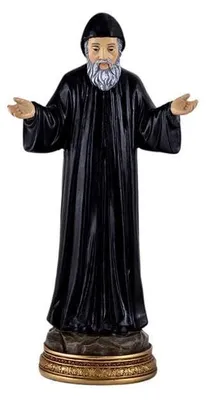 Harzfigur San Charbel, handbemalt, 20 cm