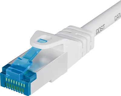 Obrázek produktu pro Qost – internetový kabel CAT6A 10G – LSZH / UTP – 10 Gbps / 500 MHz – konektor RJ45 – propojovací kabel / síťový kabel – 5 metrů – bílý