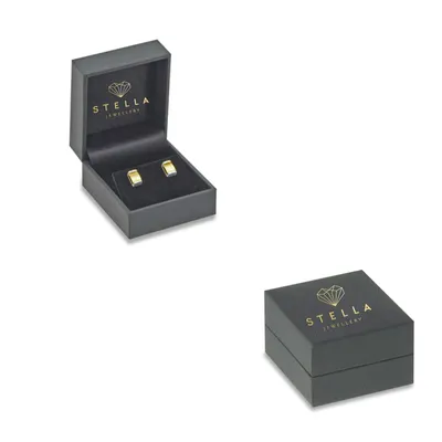 Produktbild von 585 Gelbgold Ohrstecker Smaragd 0,23ct. Diamanten 0,08ct. Ohrringe Ohrschmuck