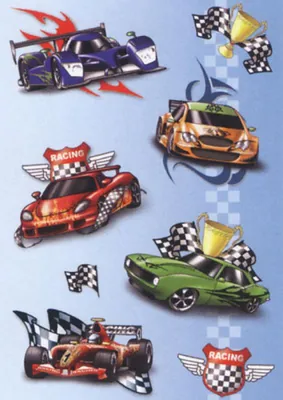 Produktbild von Herma 6749 Tattoos - Colour Art - Racing Team