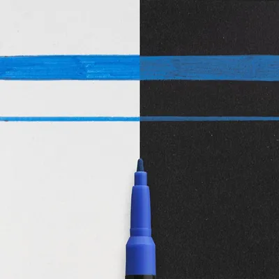 Produktbild von SAKURA Permanent-Marker Permapaque fein blau