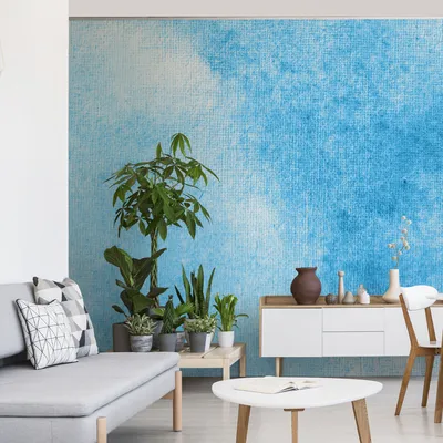 Produktbild von Muralo XXL Selbstklebende FOTOTAPETE BLAU Modernes Ombre Dekor (B) 405 cm x (H) 270 cm Tapete Wandtapete WOHNZIMMER SCHLAFZIMMER 4672