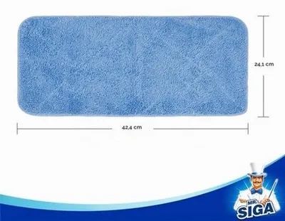 Productafbeelding van Herbruikbare microvezeldoeken voor professionele dweilmop, 3 stuks