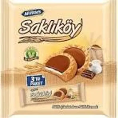 Produktbild von sakliköy volkorkekse milchschokolade