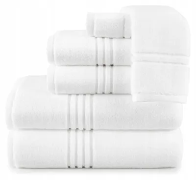 Produktbild von Hotel-Handtuch 70x140 cm, weiß, 520 g/m², 100% Baumwolle