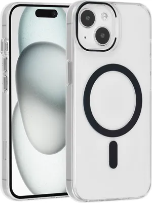 Produktbild von UNIQ Accessory iPhone 15 Hardcase - magsafe compatible - Transparent - Black