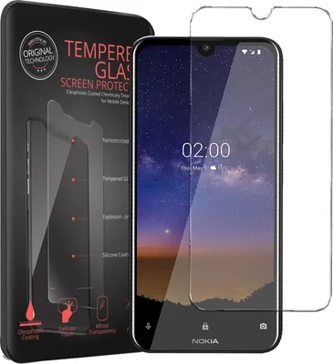 Immagine prodotto di 2x vetro blindato per Nokia 2.2 protezione dello schermo in vetro