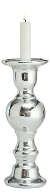 Produktbild von Kerzenleuchter Adelia Dolomit H.25cm silber