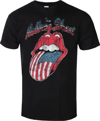Obrázok produktu pre The Rolling Stones Tour of America 78 (Back Print) Tričko s krátkym rukávom Black XL