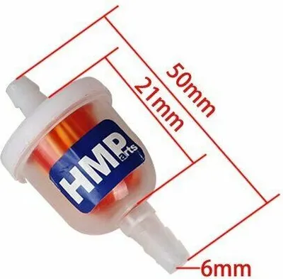 Produktbild von Benzinfilter 6 mm mit Benzinschlauch Pocket Bike Dirt bike ATV
