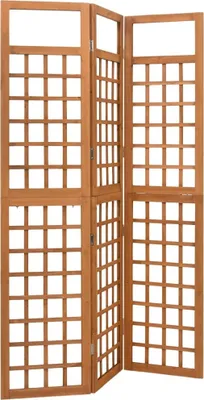 Obrázek produktu pro vidaXL Mřížka/paraván ze 3 dílů z masivního dřeva jedle 121x180,5 cm