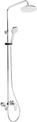Produktbild von Duschsystem, mit Badewannenarmatur - chrom