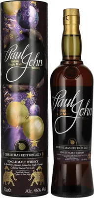 Image de Paul John CHRISTMAS EDITION Indian Single Malt Whisky 2023 46% Vol. 0,7l en boîte cadeau