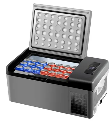 Immagine prodotto di Frigorifero portatile, grande capacità, raffreddamento efficiente, 15 L