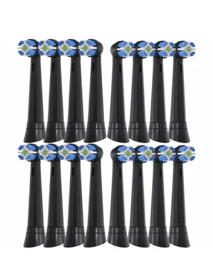 Produktbild von Aufsteckbürsten für Oral B IO  Zahnbürstenaufsätze Kompatibel 16x Schwarz Medium