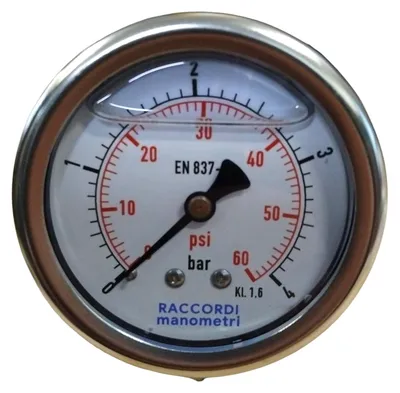 Produktbild von Hinteres Manometer 4 bar MG3-63 Gewinde 1/4"