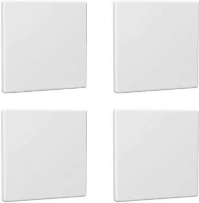 Imagen del producto de Cubiertas para cables, de plástico, 4 unidades, 86 x 86 mm, para montaje en pared