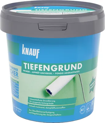 Produktbild von Knauf Tiefengrund Grundierung für saugende Untergründe lösemittelfrei 1 l