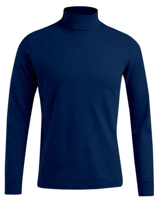 Produktbild von Promodoro - T-Shirt Rollkragen für Herren Langärmlig LT2662 (S) (Marineblau)