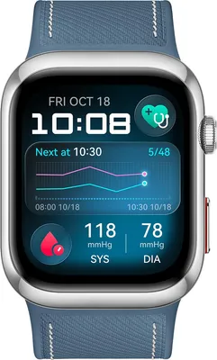 Produktbild von HUAWEI WATCH D2, Smartwatch 4.6 cm AMOLED, Farbe:Blau