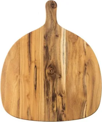 Image de Planche à découper avec poignée en bois de Teck 46*37.8*1.5 cm