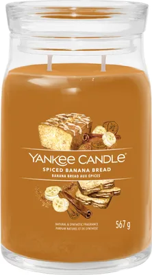 Produktbild von Yankee Candle Spiced Banana Bread Signatur Kerze 567 g
