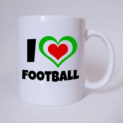 Produktbild von TassenKing - I Love Fussball - Italien - Fussball - Tasse - Fan Tasse - Kaffeetasse - Tasse mit Spruch