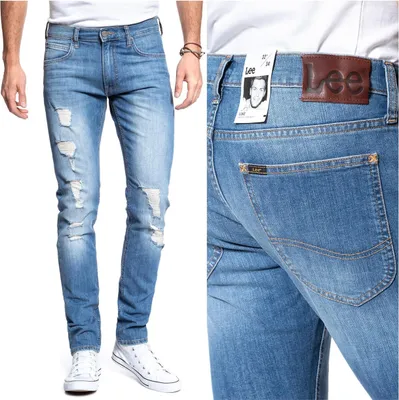 Immagine prodotto di LEE, Jeanshosen da uomo, Slim fit, LUKE, W27 L32, Blau, Jeans, baggyjeans, buggy