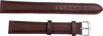 Immagine prodotto di Cinturino per orologio, colore marrone, pelle liscia, taglia XL, 18 mm