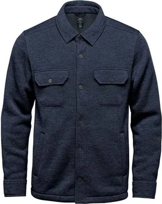 Produktbild von Stormtech - "Avalante" Hemdjacke Jerseyware für Herren PC5433 (M) (Marineblau)