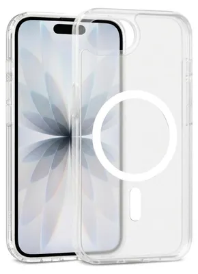 Obrázok produktu pre Crong Hybrid Matte Magnetic – puzdro MagSafe pre iPhone 17e / 16e (biele)